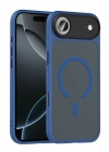 Mey İthalat®   iPhone 17 Air Megane Magsafe Kapak - Lacivert