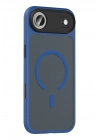 Mey İthalat®   iPhone 17 Air Megane Magsafe Kapak - Lacivert