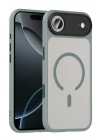 Mey İthalat®   iPhone 17 Air Megane Magsafe Kapak - Titan Gri