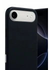 Mey İthalat®   iPhone 17 Air Nano içi Kadife Silikon - Siyah