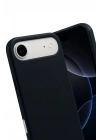 Mey İthalat®   iPhone 17 Air Nano içi Kadife Silikon - Siyah
