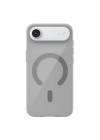 Mey İthalat®   iPhone 17 Air PC Blank Magsafe Kapak - Natural Grey