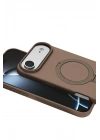 Mey İthalat®   iPhone 17 Air Regal Magsafe Standlı Kapak - Çöl Titanyum