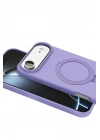 Mey İthalat®   iPhone 17 Air Regal Magsafe Standlı Kapak - Lila