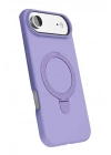 Mey İthalat®   iPhone 17 Air Regal Magsafe Standlı Kapak - Lila