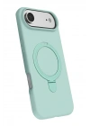 Mey İthalat®   iPhone 17 Air Regal Magsafe Standlı Kapak - Su Yeşili