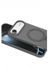 Mey İthalat®   iPhone 17 Air Regal Magsafe Standlı Kapak - Titan Gri
