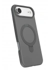 Mey İthalat®   iPhone 17 Air Regal Magsafe Standlı Kapak - Titan Gri