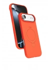 Mey İthalat®   iPhone 17 Air Regal Magsafe Standlı Kapak - Turuncu