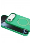 Mey İthalat®   iPhone 17 Air Regal Magsafe Standlı Kapak - Yeşil