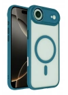 Mey İthalat®   iPhone 17 Air Terea Magsafe Kapak - Açık Mavi