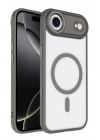 Mey İthalat®   iPhone 17 Air Terea Magsafe Kapak - Gri