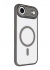 Mey İthalat®   iPhone 17 Air Terea Magsafe Kapak - Gri
