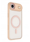 Mey İthalat®   iPhone 17 Air Terea Magsafe Kapak - Pembe