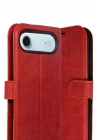Mey İthalat®   iPhone 17 Air Trend S Plus Kapaklı Kılıf - Kırmızı
