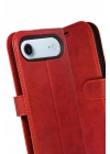 Mey İthalat®   iPhone 17 Air Trend S Plus Kapaklı Kılıf - Kırmızı