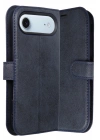 Mey İthalat®   iPhone 17 Air Trend S Plus Kapaklı Kılıf - Lacivert