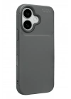 Mey İthalat®   iPhone 17 Auto Focus Karbon Kapak - Gri