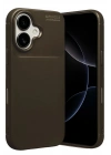 Mey İthalat®   iPhone 17 Auto Focus Karbon Kapak - Kahverengi