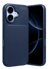Mey İthalat®   iPhone 17 Auto Focus Karbon Kapak - Lacivert