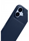 Mey İthalat®   iPhone 17 Auto Focus Karbon Kapak - Lacivert