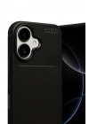 Mey İthalat®   iPhone 17 Auto Focus Karbon Kapak - Siyah