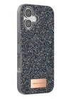 Mey İthalat®   iPhone 17 Bright Simli Kapak - Gümüş