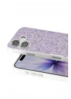 Mey İthalat®   iPhone 17 Bright Simli Kapak - Lila