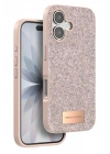 Mey İthalat®   iPhone 17 Bright Simli Kapak - Pembe