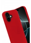 Mey İthalat®   iPhone 17 First Silikon - Kırmızı