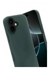 Mey İthalat®   iPhone 17 First Silikon - Koyu Yeşil