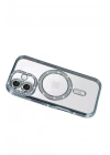 Mey İthalat®   iPhone 17 Joke Simli Magneticsafe Kılıf - Mavi