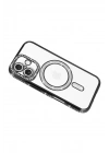 Mey İthalat®   iPhone 17 Joke Simli Magneticsafe Kılıf - Siyah