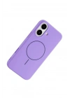 Mey İthalat®   iPhone 17 Jully Magsafe Kapak - Lila