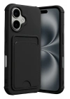 Mey İthalat®   iPhone 17 Kelvin Kartvizitli Silikon - Siyah