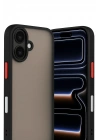 Mey İthalat®  iPhone 17 Kılıf Montreal Silikon Kapak - Siyah