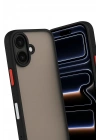 Mey İthalat®  iPhone 17 Kılıf Montreal Silikon Kapak - Siyah