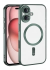 Mey İthalat®   iPhone 17 Kross Magneticsafe Kapak - Koyu Yeşil