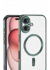 Mey İthalat®   iPhone 17 Kross Magneticsafe Kapak - Koyu Yeşil