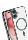 Mey İthalat®   iPhone 17 Kross Magneticsafe Kapak - Koyu Yeşil