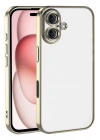 Mey İthalat®   iPhone 17  Lensli Silikon - Gold