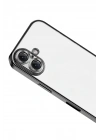 Mey İthalat®   iPhone 17  Lensli Silikon - Siyah