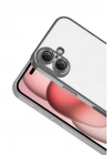 Mey İthalat®   iPhone 17  Lensli Silikon - Titan Gri