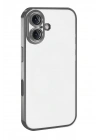 Mey İthalat®   iPhone 17  Lensli Silikon - Titan Gri