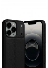 Mey İthalat®   iPhone 17 Pro Auto Focus Kapak - Siyah