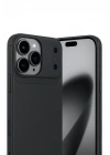 Mey İthalat®   iPhone 17 Pro Auto Focus Karbon Kapak - Siyah