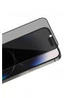 Mey İthalat®   iPhone 17 Pro Bilvis 3X AR Hayalet Cam Ekran Koruyucu - Siyah