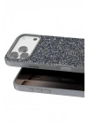 Mey İthalat®   iPhone 17 Pro Bright Simli Kapak - Gümüş