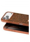 Mey İthalat®   iPhone 17 Pro Bright Simli Kapak - Turuncu