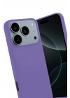 Mey İthalat®   iPhone 17 Pro First Silikon - Lila